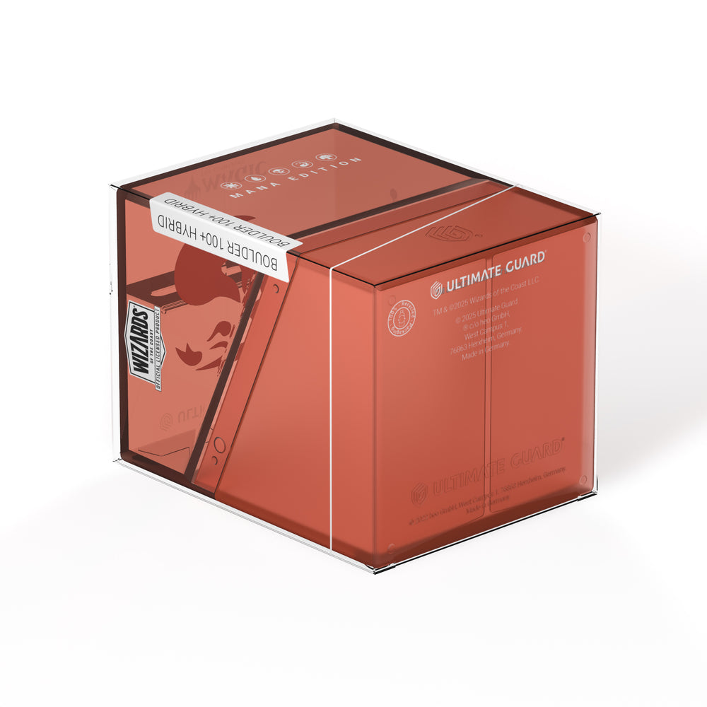 Ultimate Guard Deck Case Boulder 100+ – Magic: The Gathering Mana Edition: Mountain