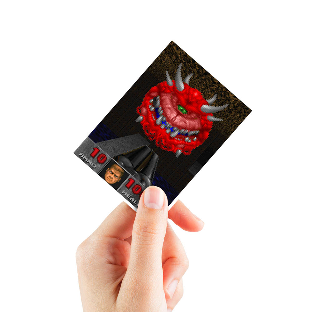 Ultra PRO D-Pro Apex Deck Protector – DOOM Cacodemon (105ct)