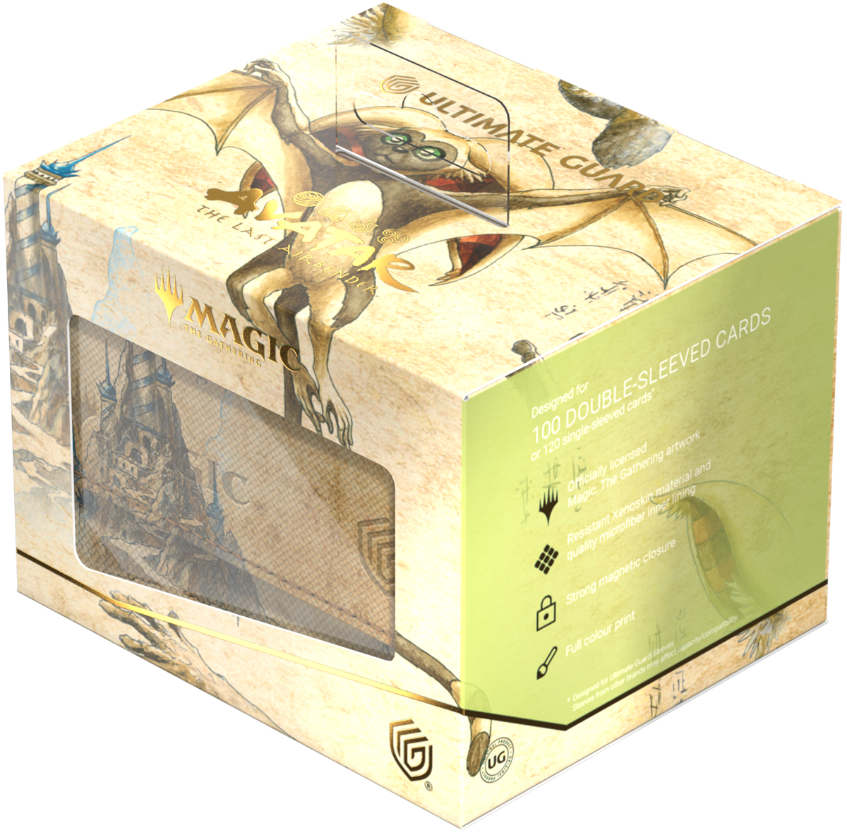 Ultimate Guard Sidewinder 100+ Xenoskin Deck Case – Avatar: The Last Airbender (White Rare Alt Art)