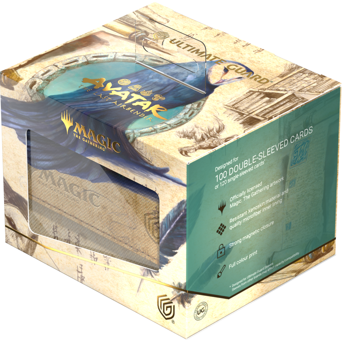 Ultimate Guard Sidewinder 100+ Xenoskin Deck Case – Avatar: The Last Airbender (Blue Mythic Alt Art)