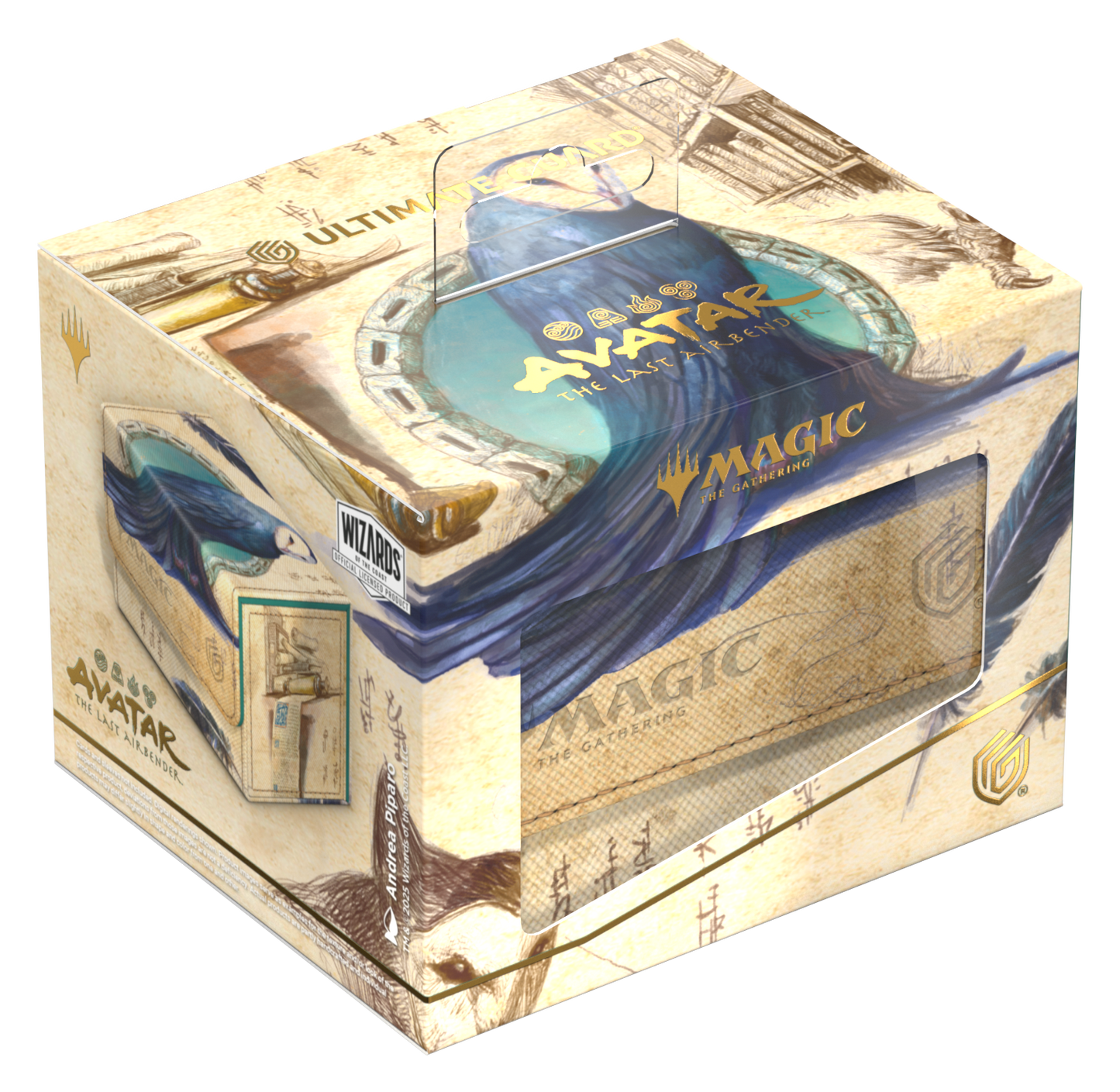 Ultimate Guard Sidewinder 100+ Xenoskin Deck Case – Avatar: The Last Airbender (Blue Mythic Alt Art)