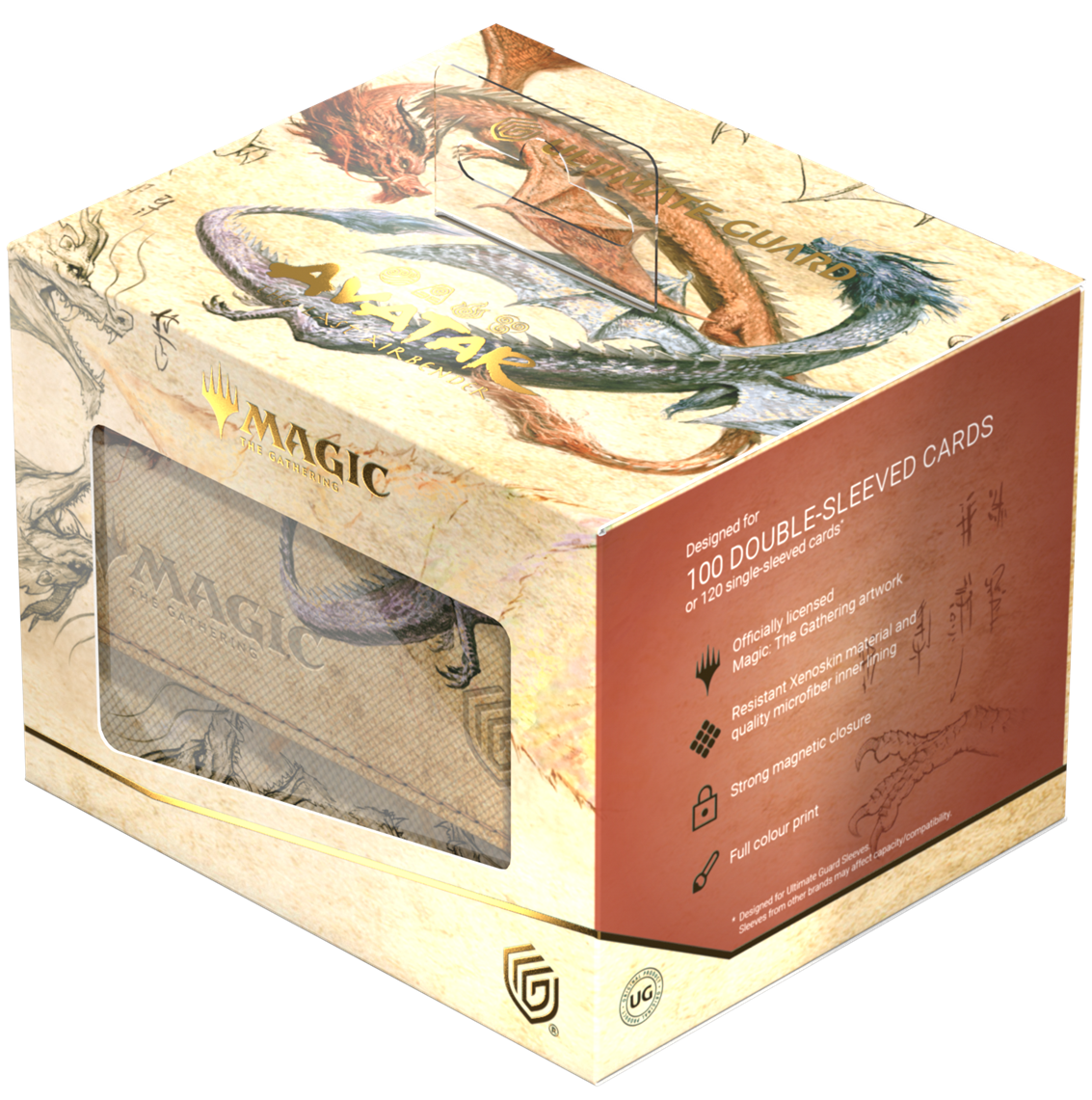 Ultimate Guard Sidewinder 100+ Xenoskin Deck Case – Avatar: The Last Airbender (Red Rare Alt Art)