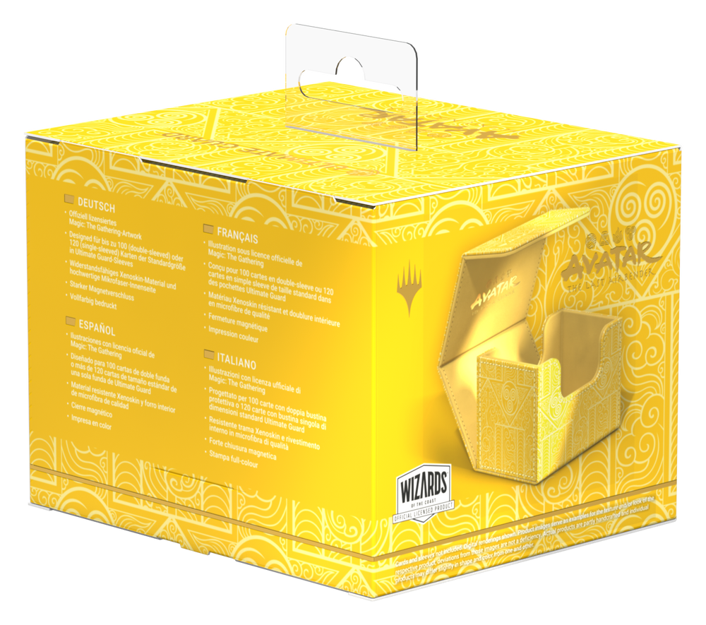 Ultimate Guard Sidewinder 100+ Xenoskin Deck Case – Avatar: The Last Airbender (Mana Symbol White)