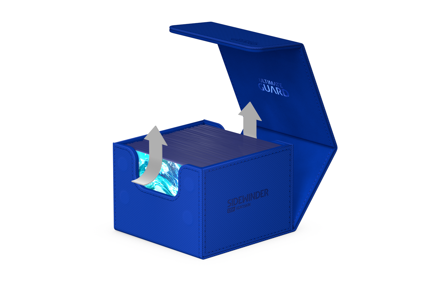 Ultimate Guard Sidewinder 133+ Monocolor Deck Case – Blue