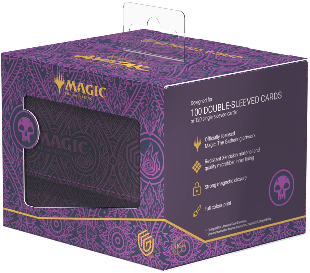Ultimate Guard Sidewinder 100+ Xenoskin Deck Case – Avatar: The Last Airbender (Mana Symbol Black)
