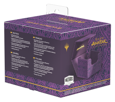 Ultimate Guard Sidewinder 100+ Xenoskin Deck Case – Avatar: The Last Airbender (Mana Symbol Black)