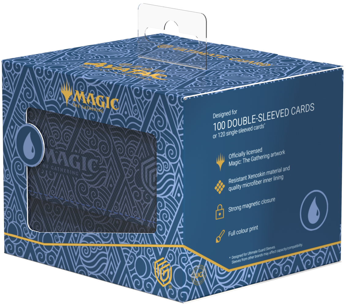 Ultimate Guard Sidewinder 100+ Xenoskin Deck Case – Avatar: The Last Airbender (Mana Symbol Blue)
