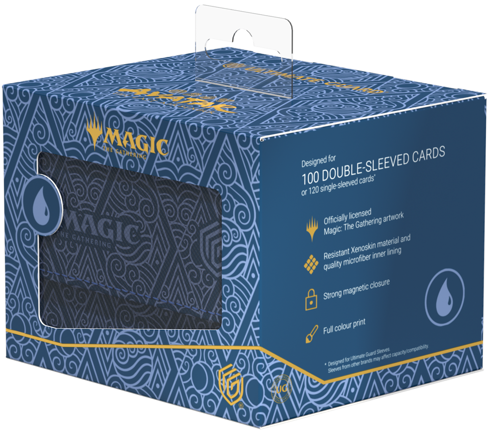 Ultimate Guard Sidewinder 100+ Xenoskin Deck Case – Avatar: The Last Airbender (Mana Symbol Blue)