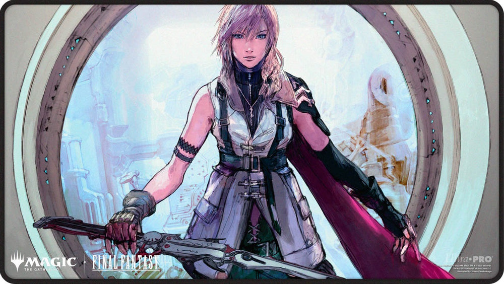 Ultra PRO Stitched Playmat (Black) – Magic: The Gathering × Final Fantasy: Lightning