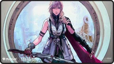 Ultra PRO Stitched Playmat (Black) – Magic: The Gathering × Final Fantasy: Lightning