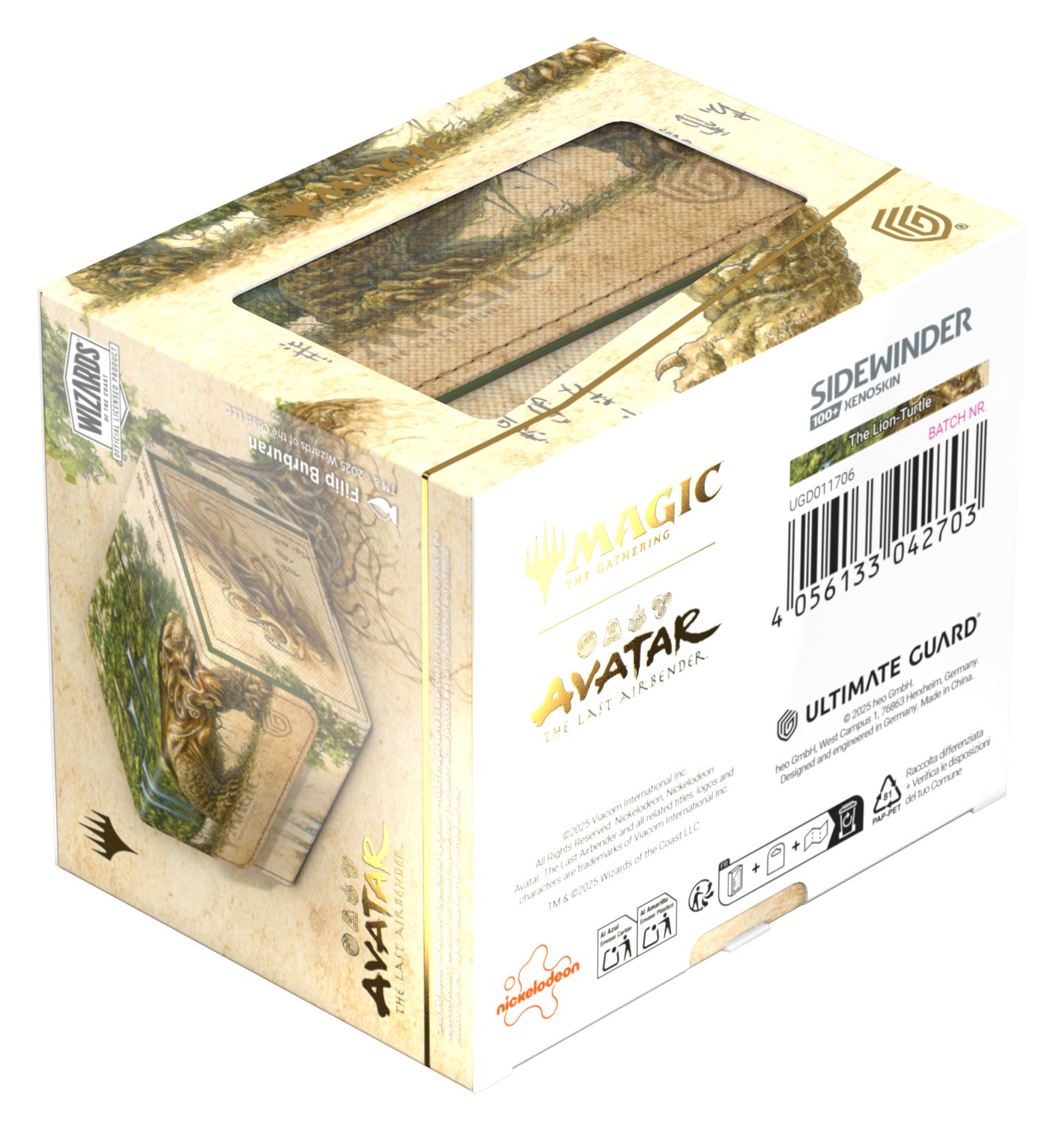 Ultimate Guard Sidewinder 100+ Xenoskin Deck Case – Avatar: The Last Airbender (Multicolor Rare Alt Art)