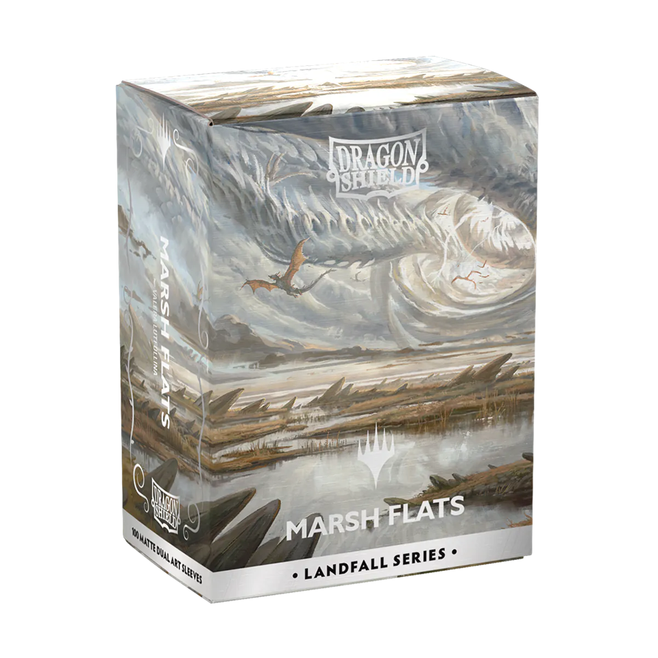Dragon Shield Deck Protector Sleeves – Magic: The Gathering Landfall Series: Marsh Flats