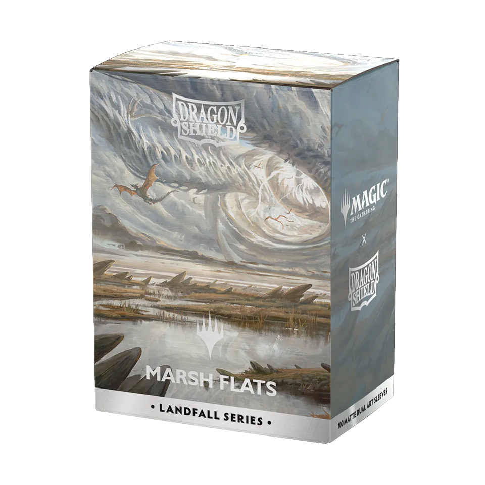 Dragon Shield Deck Protector Sleeves – Magic: The Gathering Landfall Series: Marsh Flats