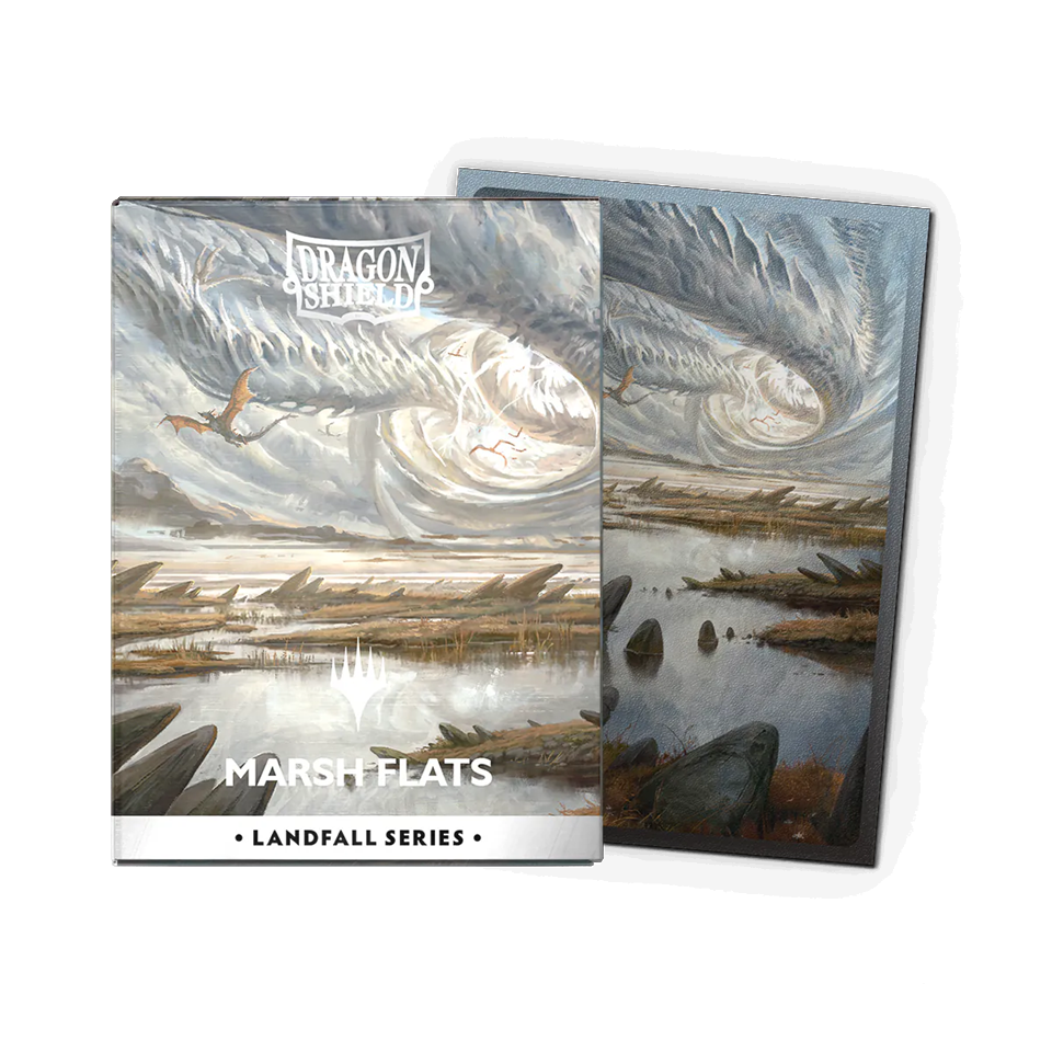 Dragon Shield Deck Protector Sleeves – Magic: The Gathering Landfall Series: Marsh Flats