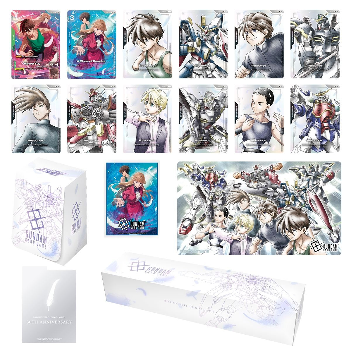 Gundam Card Game PB-01 Premium Accessory Set – Mobile Suit Gundam Wing