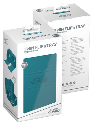 Ultimate Guard Twin Flip'n'Tray 200+ XenoSkin Petrol