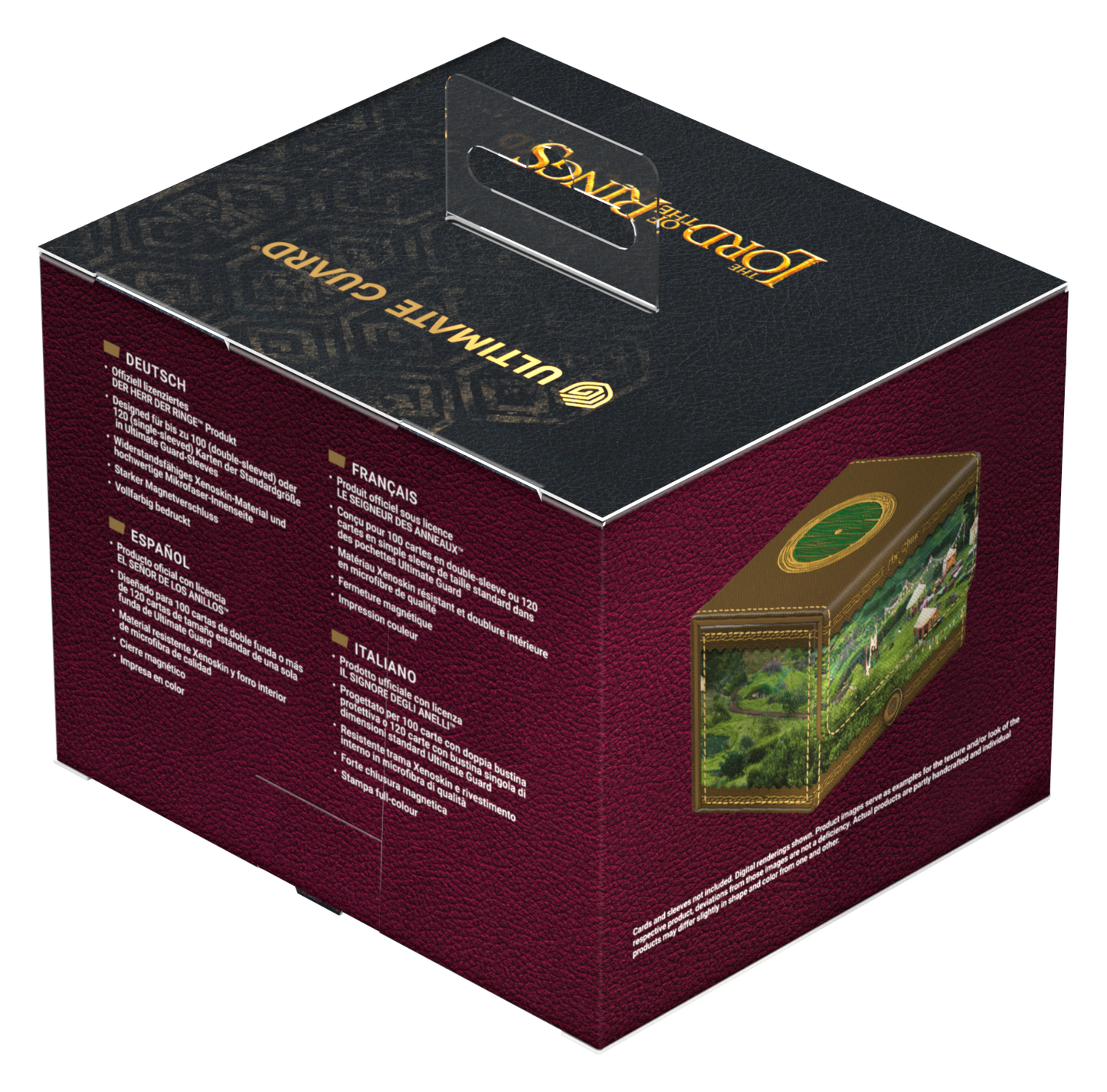 Ultimate Guard Sidewinder 100+ Xenoskin Deck Case – LOTR Places of Middle-earth: The Shire