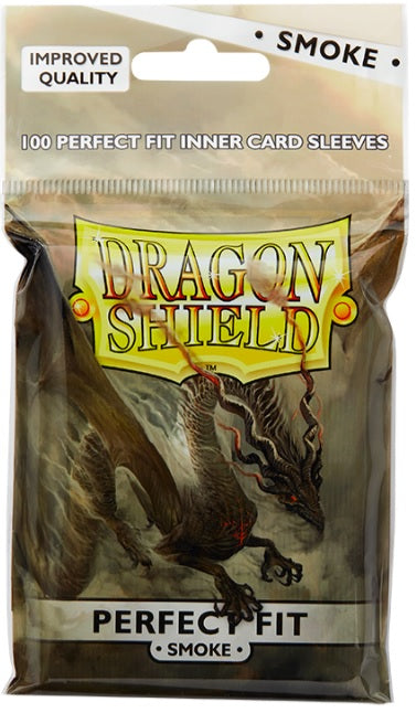 Dragon Shield Inner Sleeves Clear/Smoke – 100ct Perfect Fit