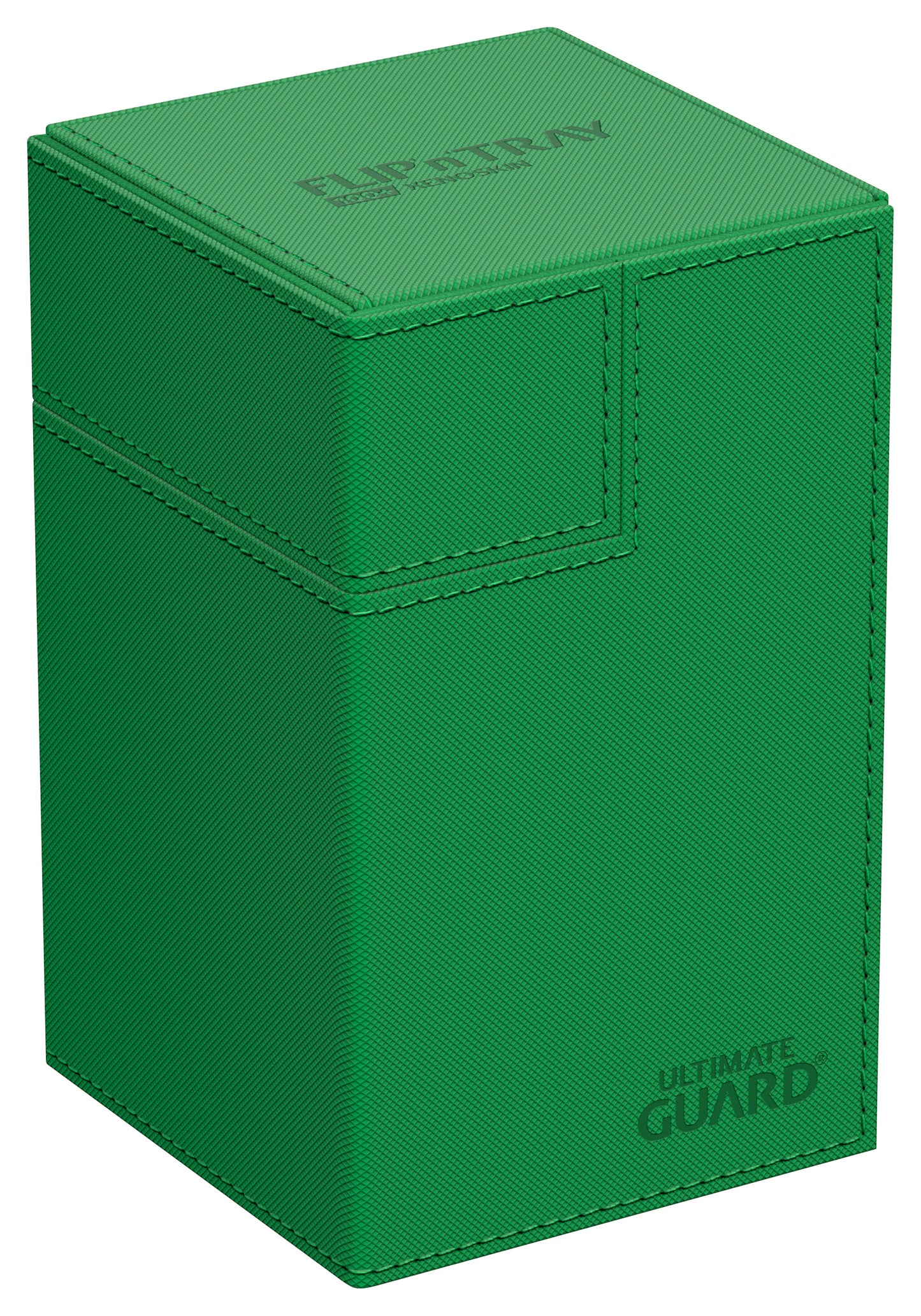 Ultimate Guard FLIP N TRAY DECK CASE MONOCOLOR GREEN 100+