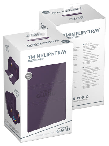 Ultimate Guard Twin Flip'n'Tray 200+ XenoSkin Purple