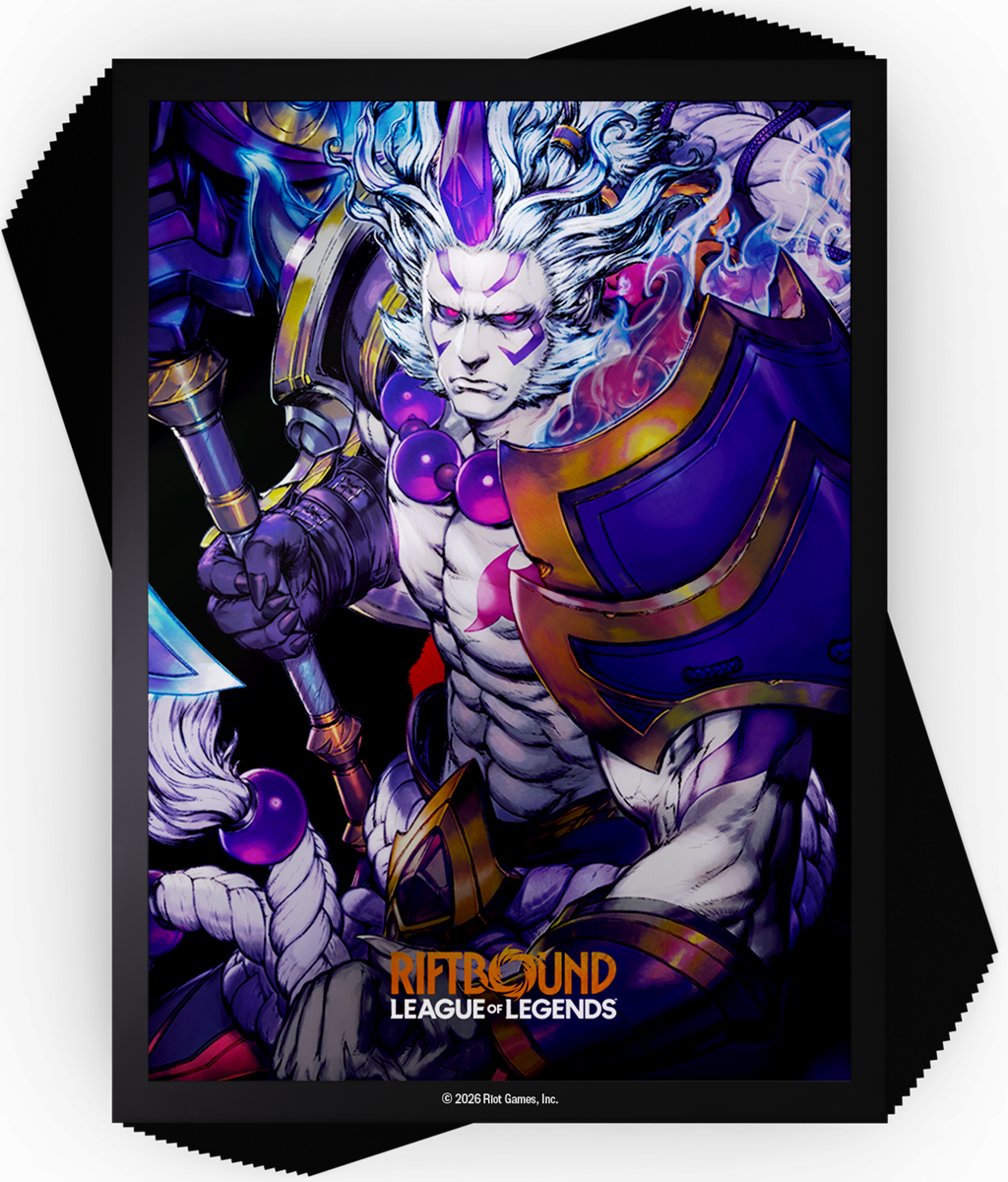 Riftbound: League of Legends TCG Spiritforged Art Sleeves – Spirit Blossom Darius (100ct)