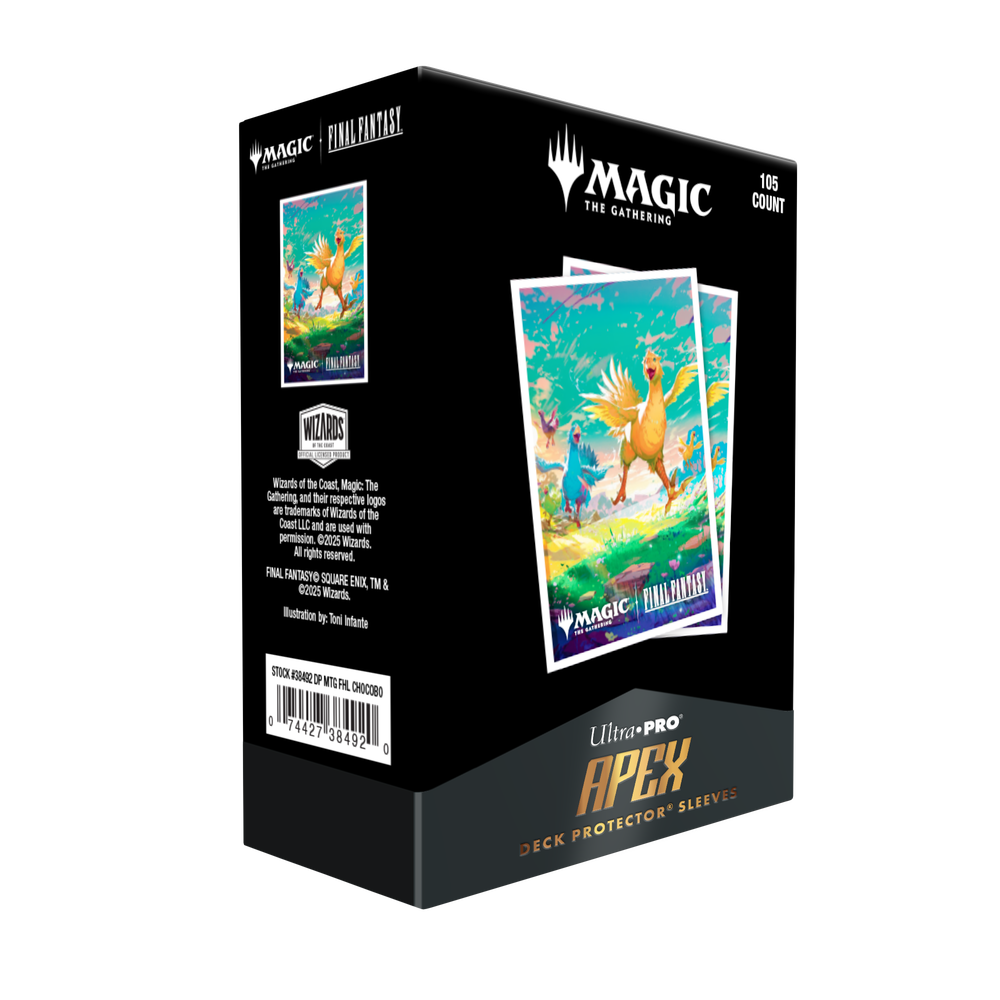 Ultra Pro Apex Deck Protector Sleeves – Magic: The Gathering × Final Fantasy – Chocobo (Premium) (105ct)