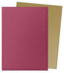 Dragon Shield Sleeves – Dual Matte Pomegranate / Gold (100ct Standard Size)