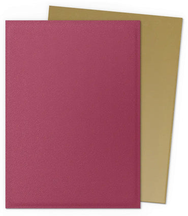 Dragon Shield Sleeves – Dual Matte Pomegranate / Gold (100ct Standard Size)