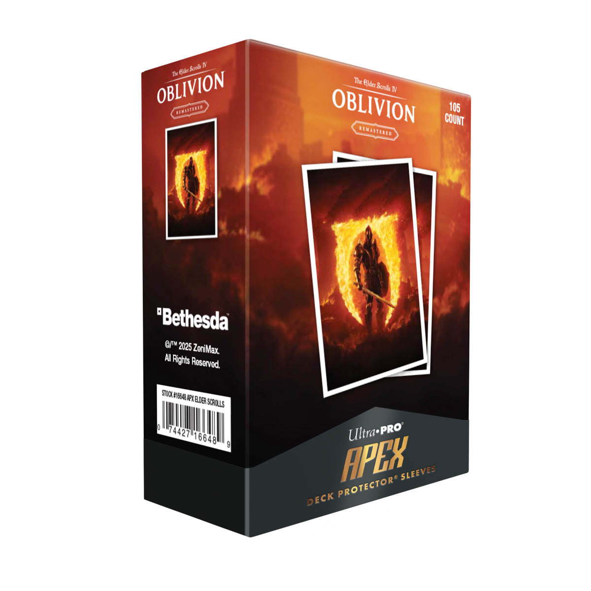 Ultra Pro Apex Deck Protector Sleeves – The Elder Scrolls IV: Oblivion Remastered