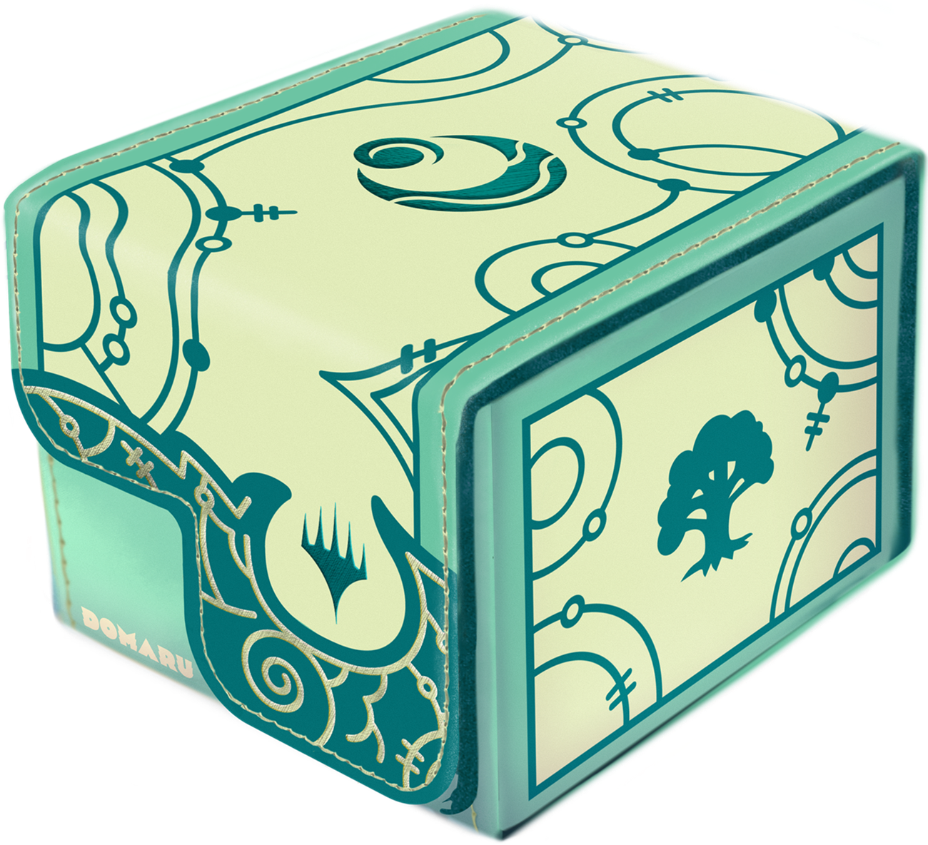 Gatherer’s Tavern MTG Lorwyn Eclipsed Domaru Deck Box – Bloomseeker Green