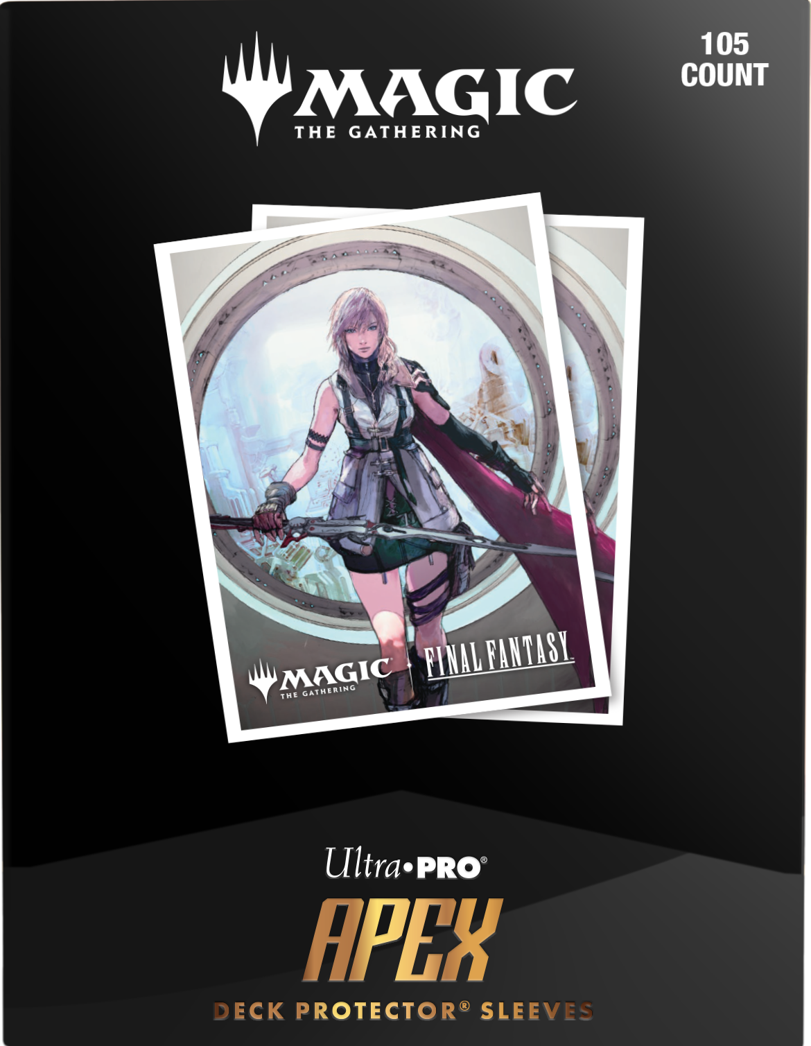 Ultra Pro Apex Deck Protector Sleeves – Magic: The Gathering × Final Fantasy – Lightning, Army of One (Premium) (105ct)