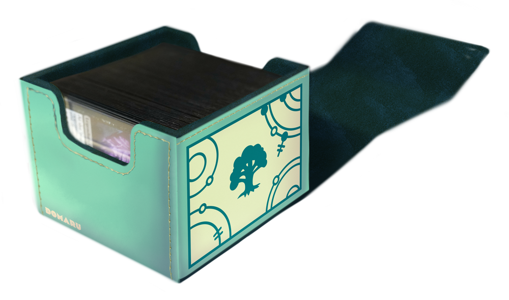 Gatherer’s Tavern MTG Lorwyn Eclipsed Domaru Deck Box – Bloomseeker Green