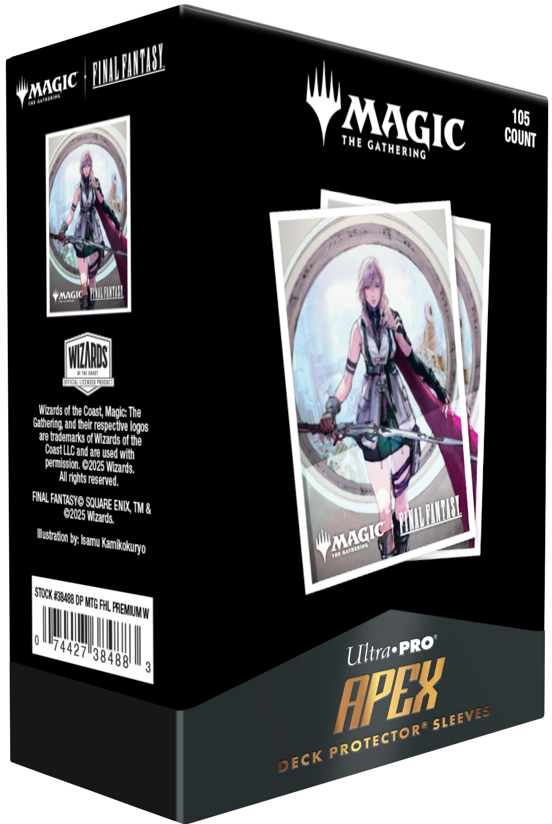 Ultra Pro Apex Deck Protector Sleeves – Magic: The Gathering × Final Fantasy – Lightning, Army of One (Premium) (105ct)