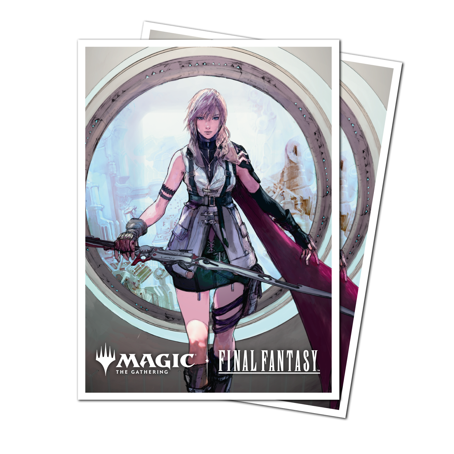 Ultra Pro Apex Deck Protector Sleeves – Magic: The Gathering × Final Fantasy – Lightning, Army of One (Premium) (105ct)