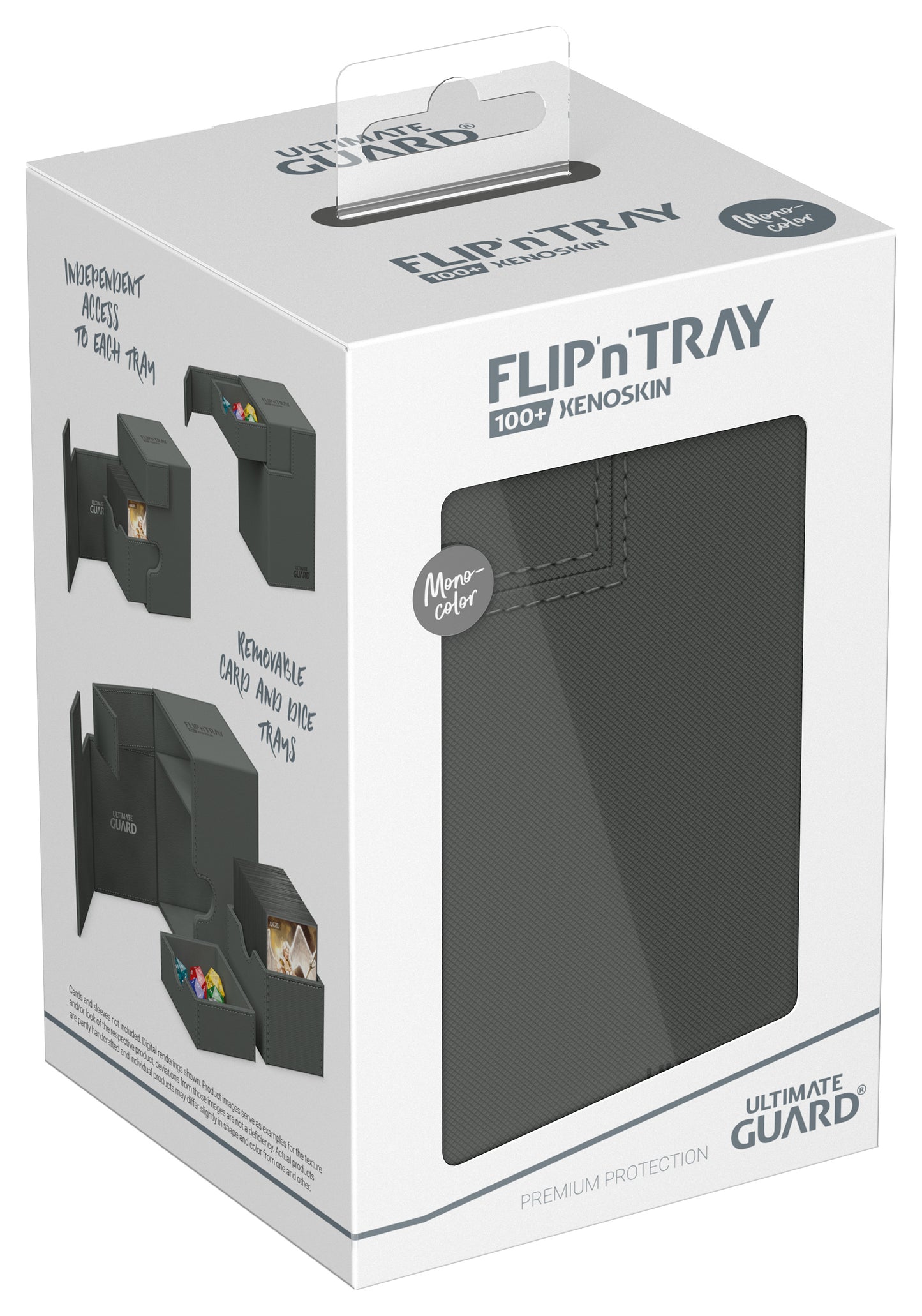 Ultimate Guard FLIP N TRAY DECK CASE MONOCOLOR GREY 100+
