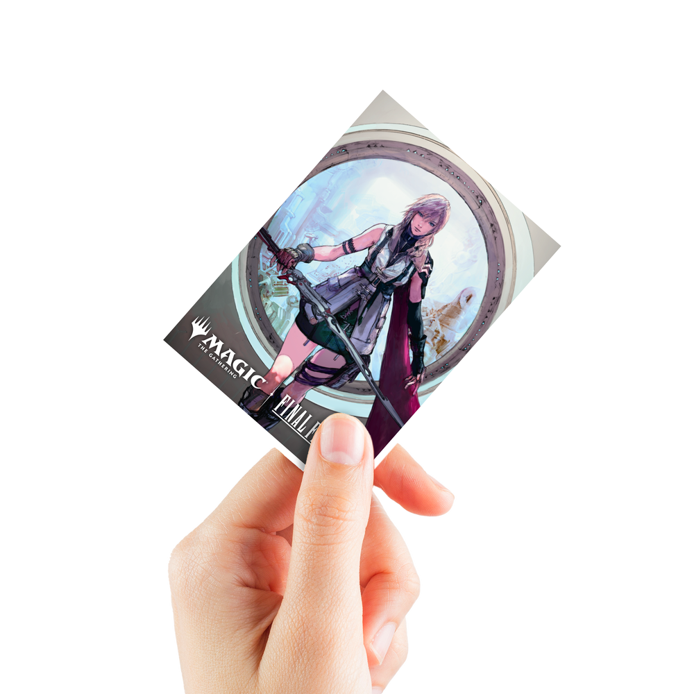 Ultra Pro Apex Deck Protector Sleeves – Magic: The Gathering × Final Fantasy – Lightning, Army of One (Premium) (105ct)