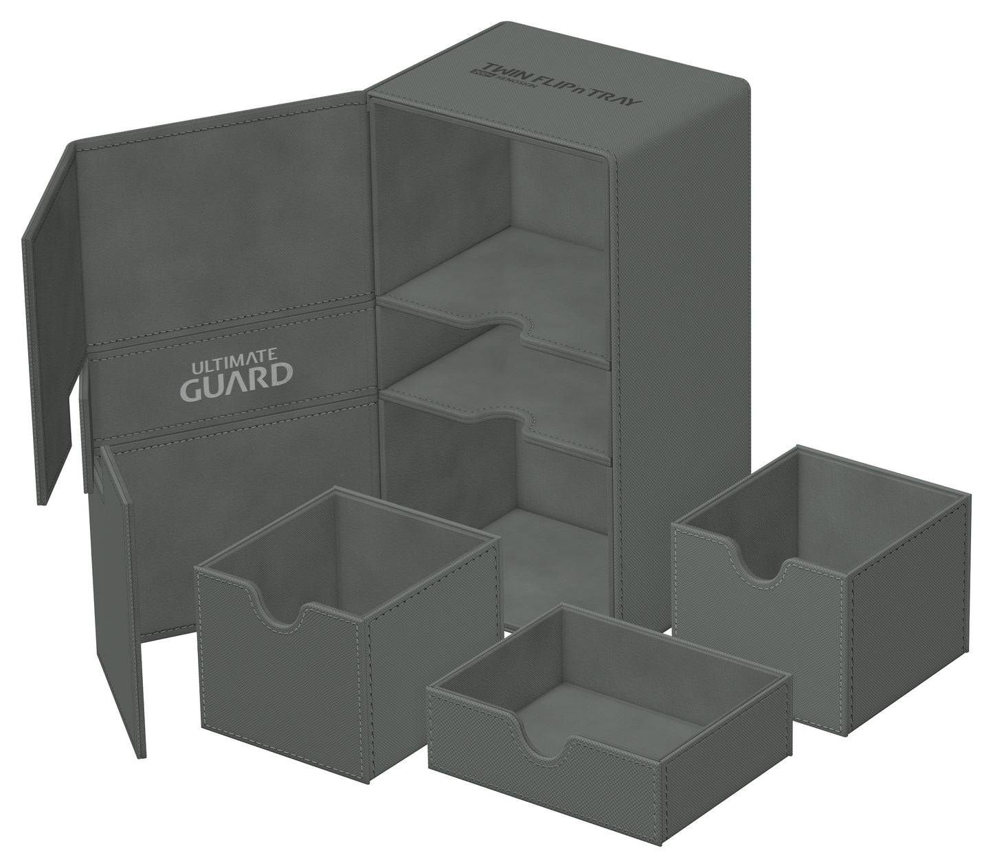 Ultimate Guard Twin Flip'n'Tray 200+ XenoSkin Grey