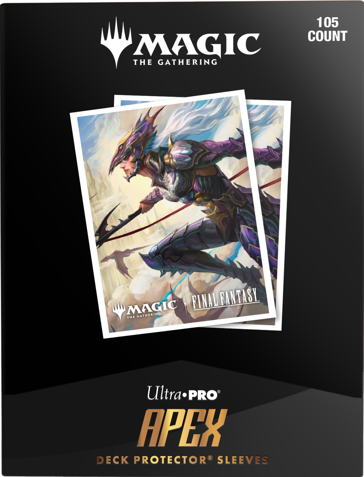 Ultra Pro Apex Deck Protector Sleeves – Magic: The Gathering × Final Fantasy – Kain, Traitorous Dragoon (Premium) (105ct)