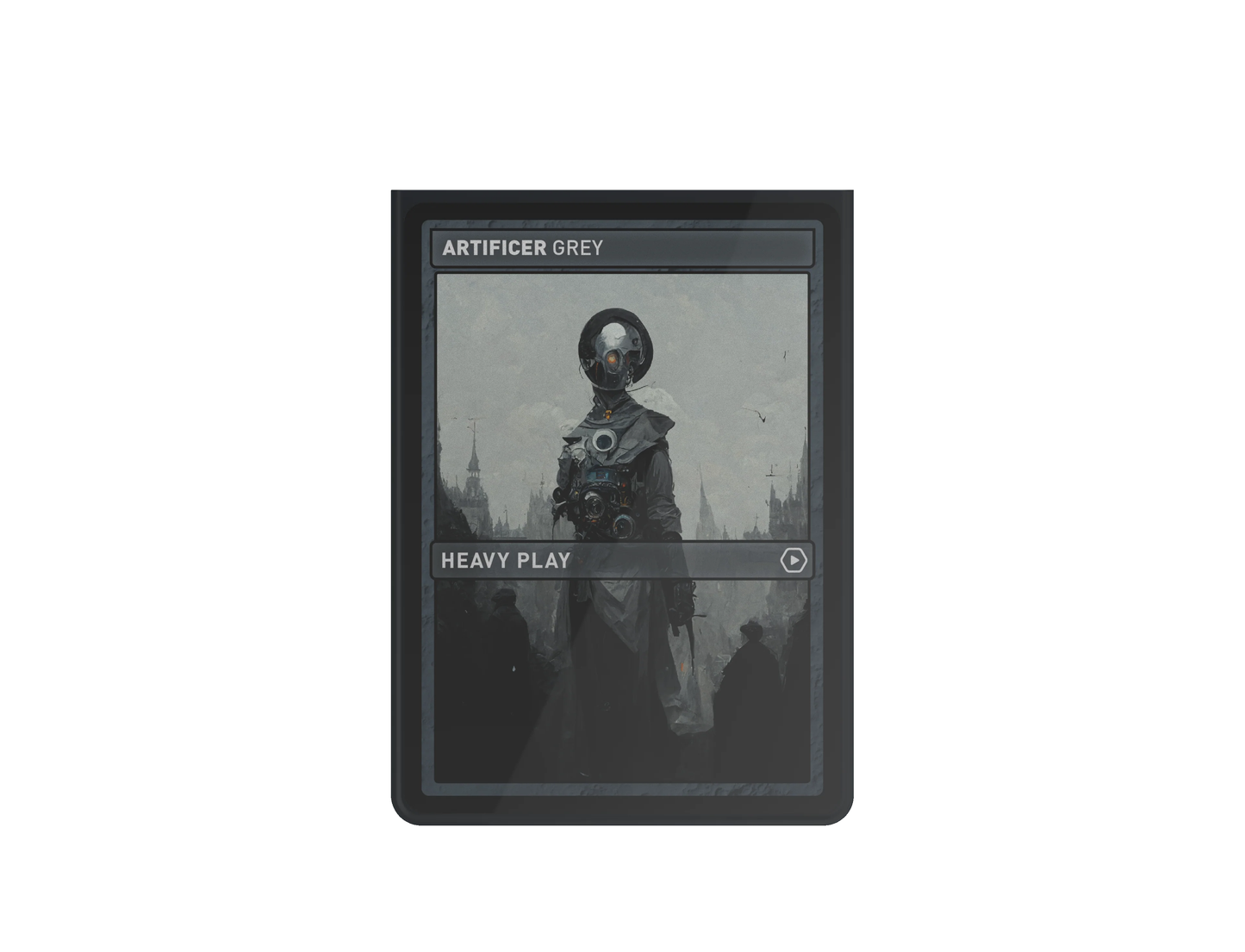 HP Curv Sleeves – Artificer Grey (Standard Size, 100ct)