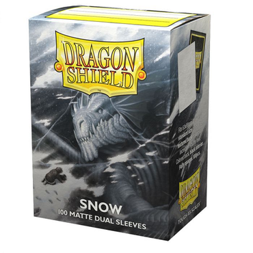 DRAGON SHIELD SLEEVES DUAL MATTE SNOW 100CT