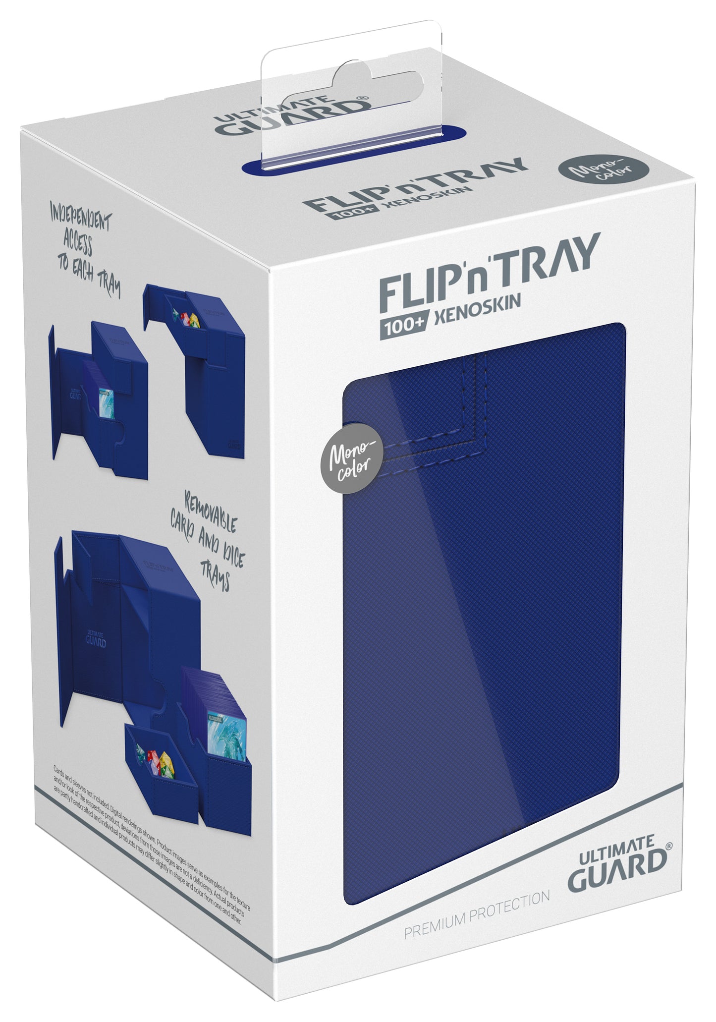 UG FLIP N TRAY DECK CASE MONOCOLOR BLUE 100+