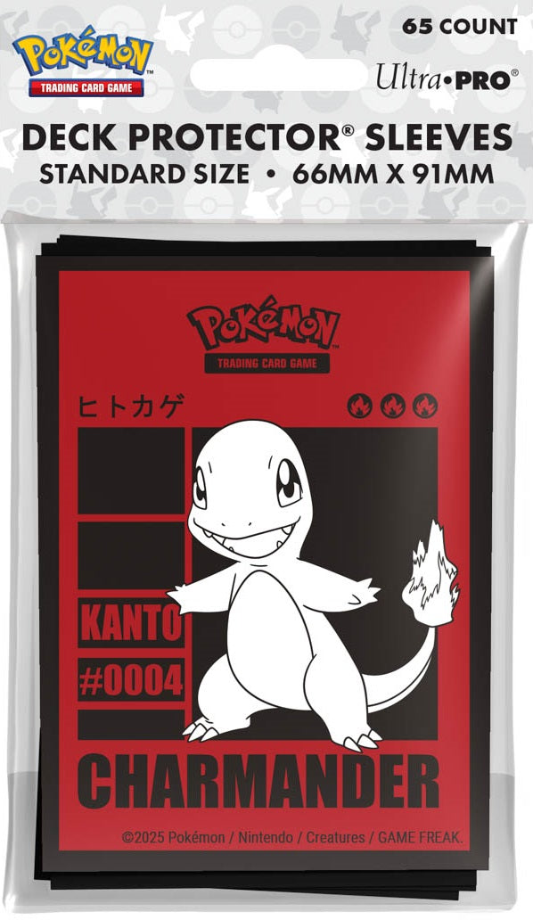 Ultra PRO Deck Protector Sleeves – Pokémon Charmander 2025 (65 ct)