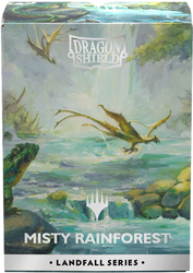 Dragon Shield Deck Protector Sleeves – Magic: The Gathering Landfall Series: Misty Rainforest