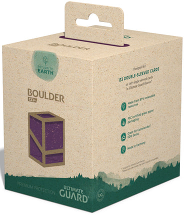 Ultimate Guard Return to Earth Boulder 133+ Deck Case – Purple