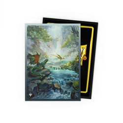 Dragon Shield Deck Protector Sleeves – Magic: The Gathering Landfall Series: Misty Rainforest