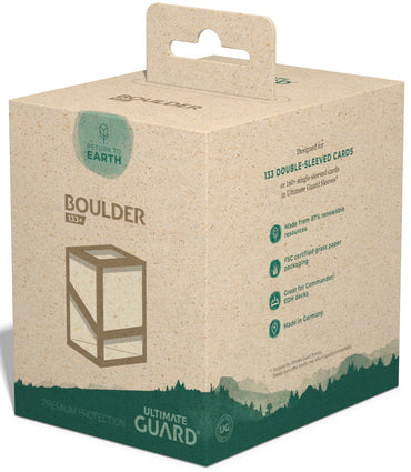Ultimate Guard Return to Earth Boulder 133+ Deck Case – Natural