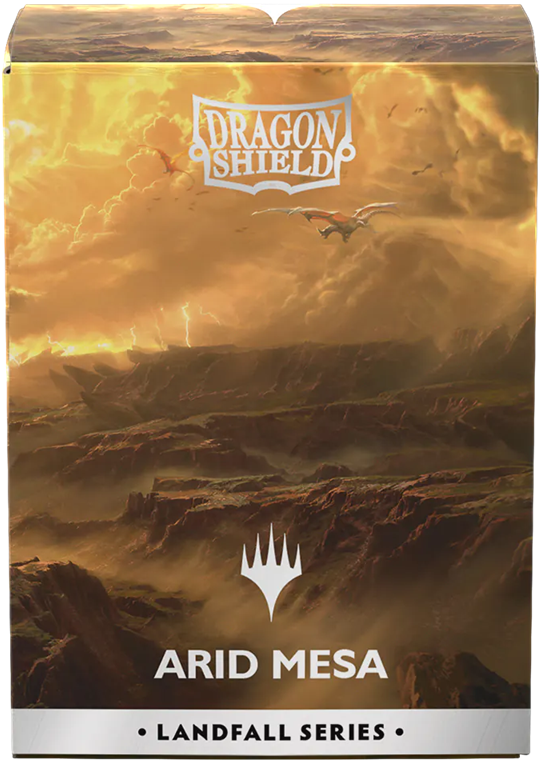 Dragon Shield Deck Protector Sleeves – Magic: The Gathering Landfall Series: Arid Mesa