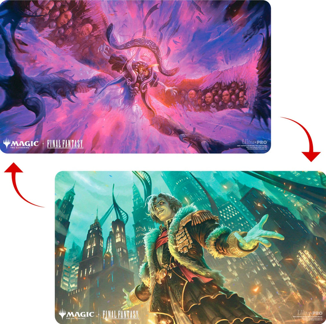 Ultra PRO Double-Sided Playmat – MTG Universes Beyond Final Fantasy: Emet-Selch / Hades