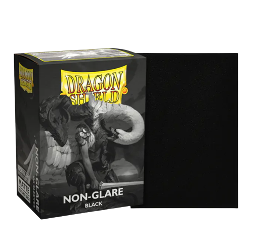 Dragon Shield Matte Sleeves – Black V2 Non-Glare (100ct)