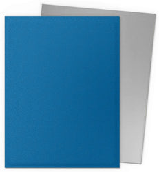 Dragon Shield Sleeves – Dual Matte Cobalt / Silver (100ct Standard Size)